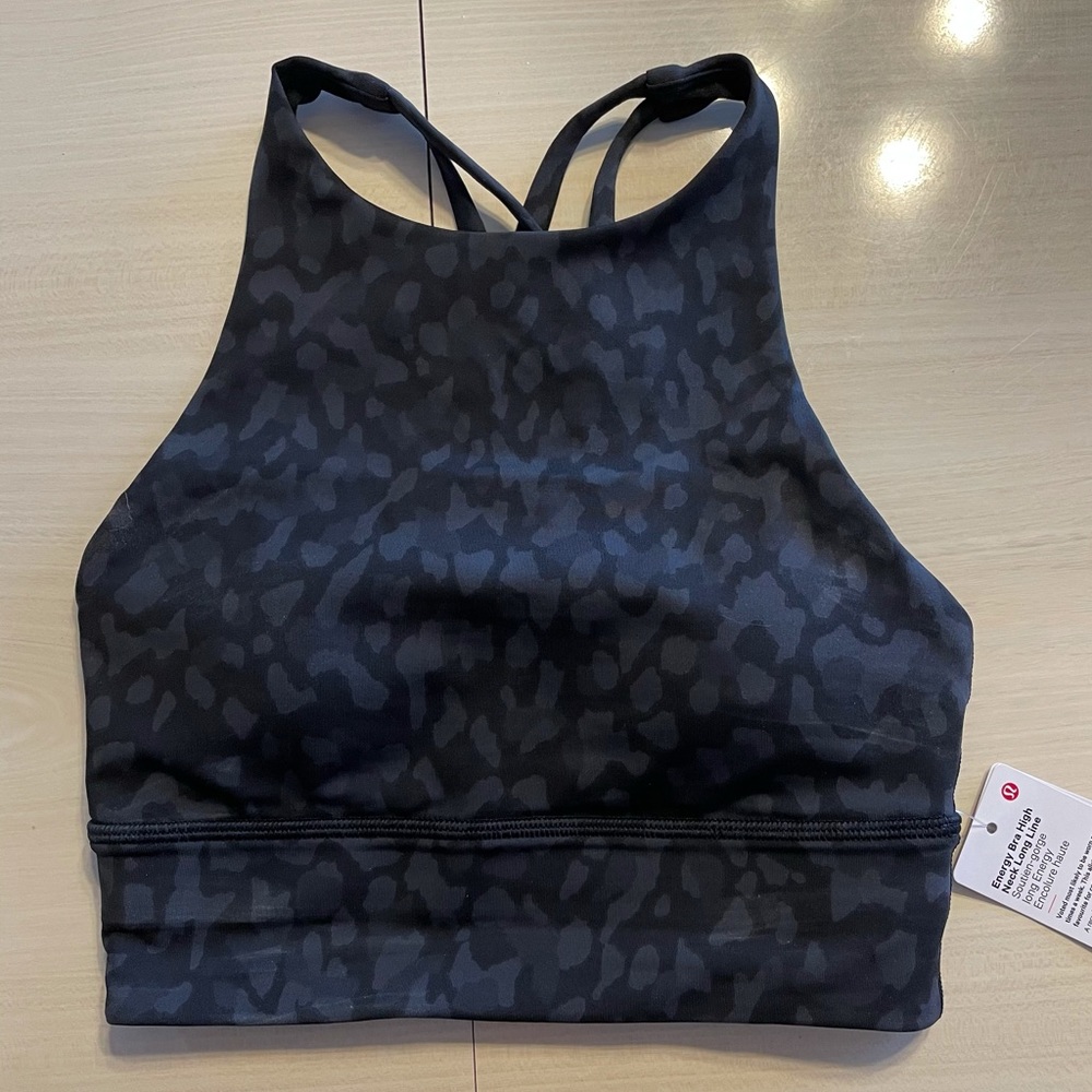 NWT LULULEMON ENERGY BRA HIGH NECK LONG LINE